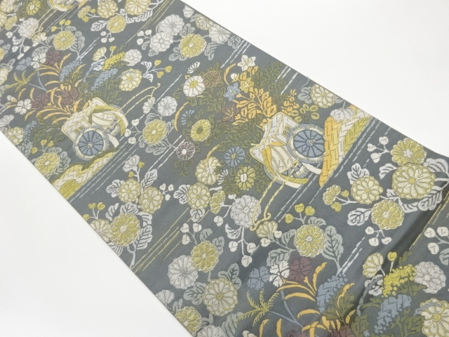 JAPANESE FUKURO OBI / KARA-ORI / WOVEN CARRIAGE